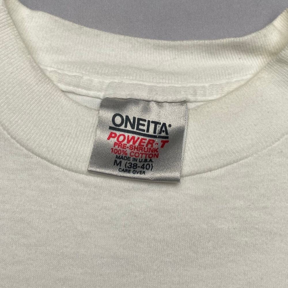 Vintage 90s Rainforest Alliance Single Stitch Shirt Men's Medium Nature Activist - Picture 5 of 9